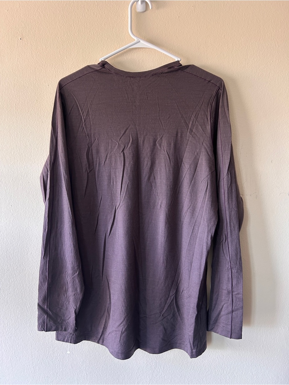 Purple REI merino wool baselayer top and bottom - Picture 4 of 10